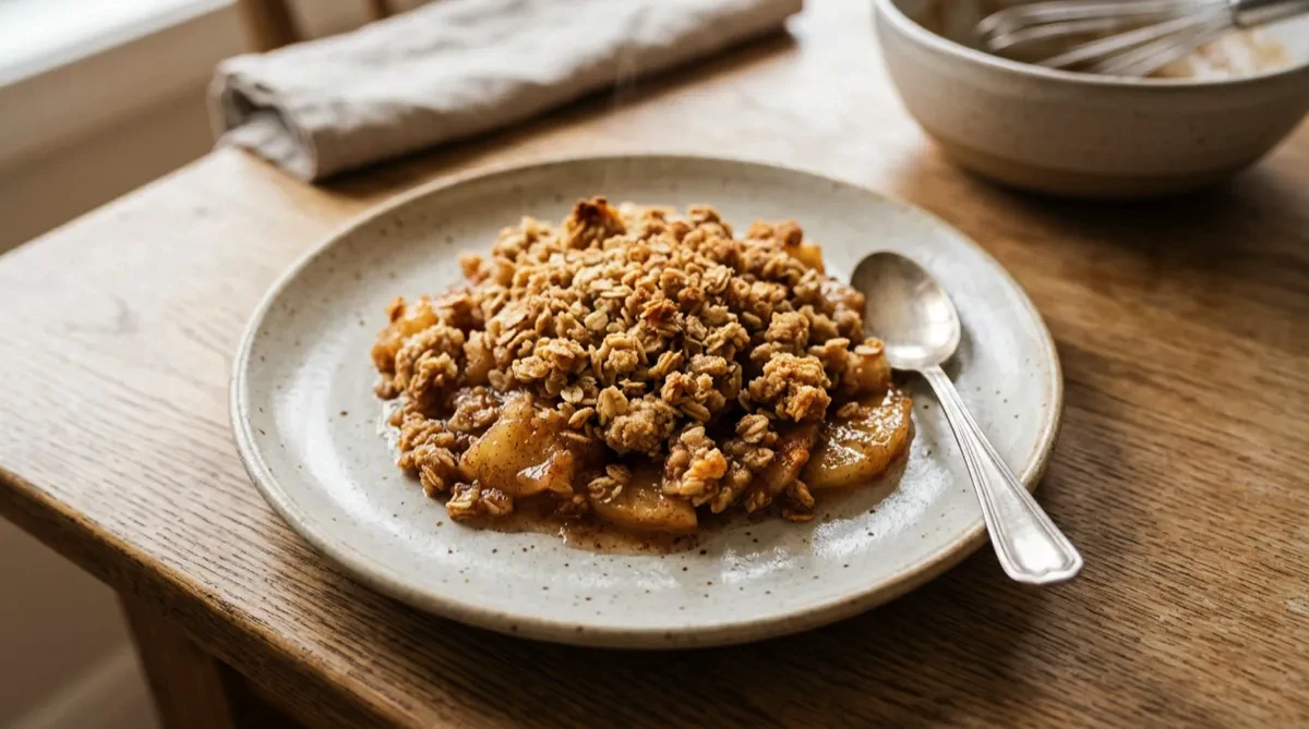 Air Fryer Apple Crumble