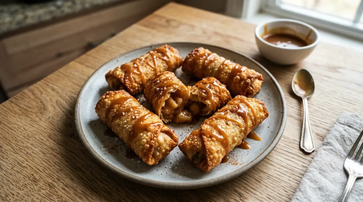 Air Fryer Apple Pie Egg Rolls
