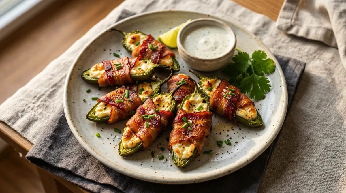 Air Fryer Bacon Wrapped Jalapeños