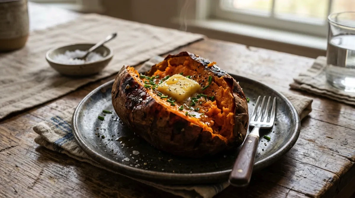 Air Fryer Baked Sweet Potato