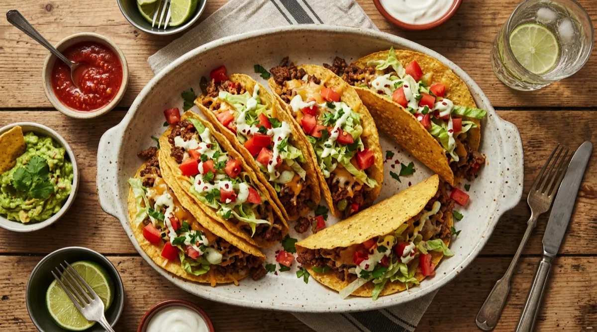 Air Fryer Beef Tacos