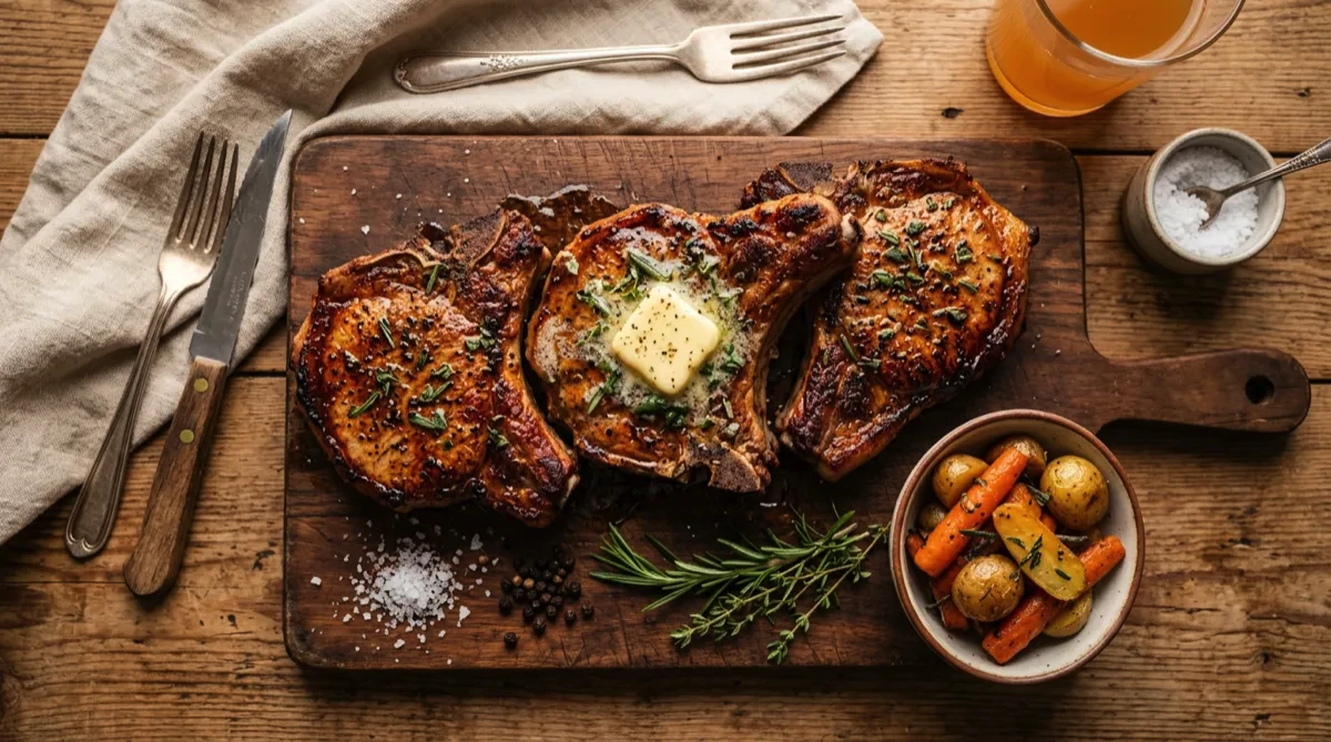 Air Fryer Bone-In Pork Chops