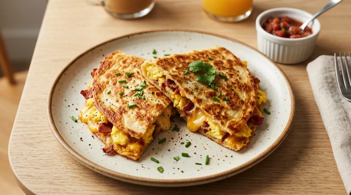Air Fryer Breakfast Quesadilla