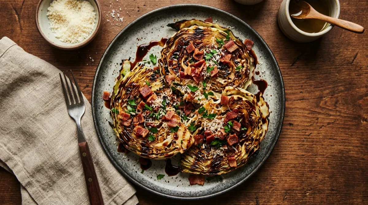 Air Fryer Cabbage Steaks