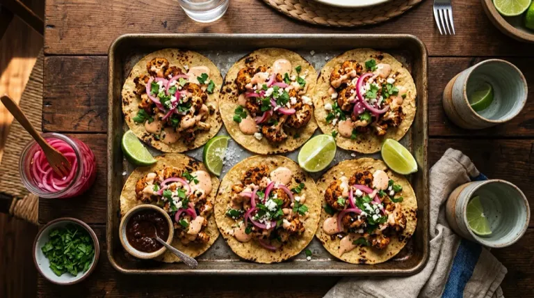 Air Fryer Cauliflower Tacos