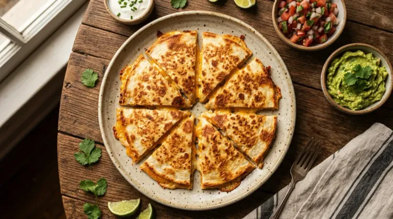 Air Fryer Cheese Quesadilla