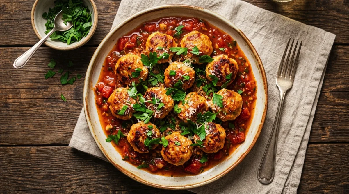 Air Fryer Chicken Meatballs