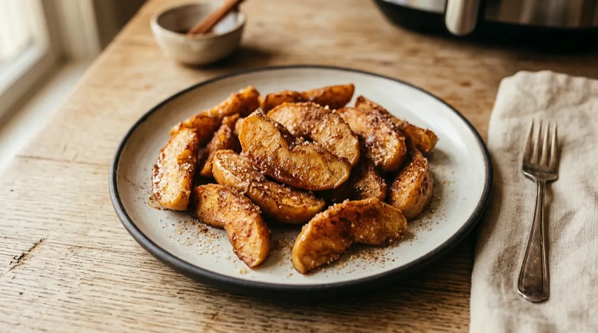 Air Fryer Cinnamon Apple Slices