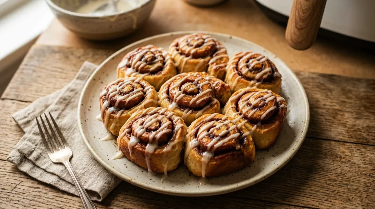Air Fryer Cinnamon Roll Bites