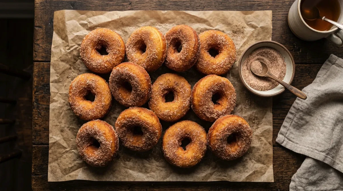 Air Fryer Cinnamon Sugar Donuts