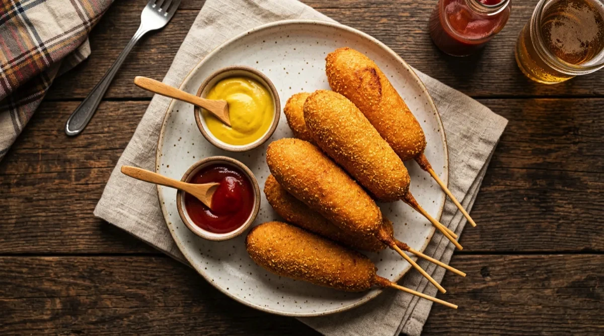 Air Fryer Corn Dogs