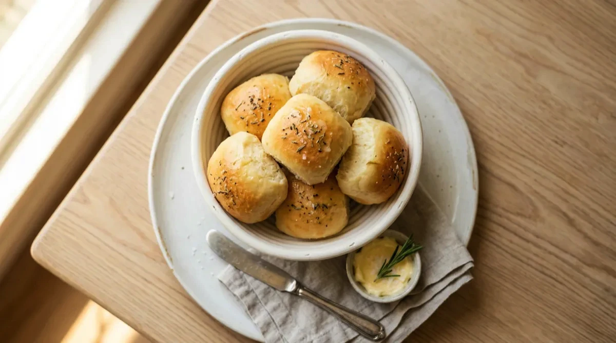 Air Fryer Dinner Rolls