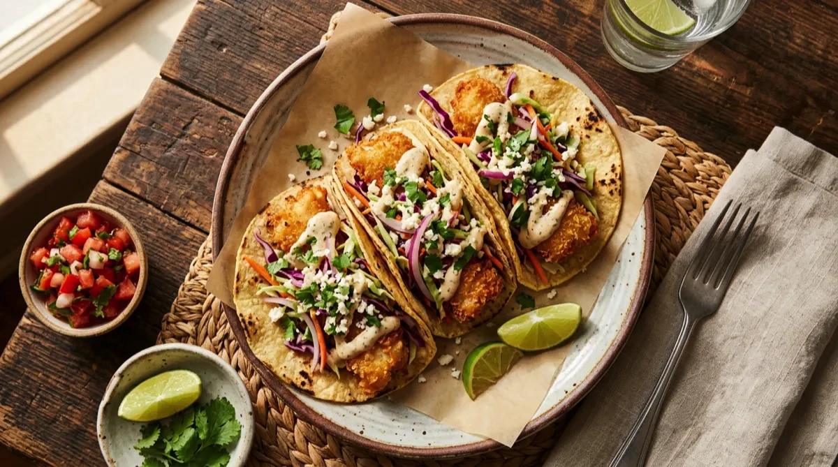 Air Fryer Fish Tacos