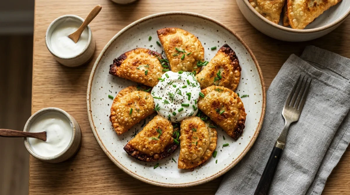 Air Fryer Frozen Pierogies