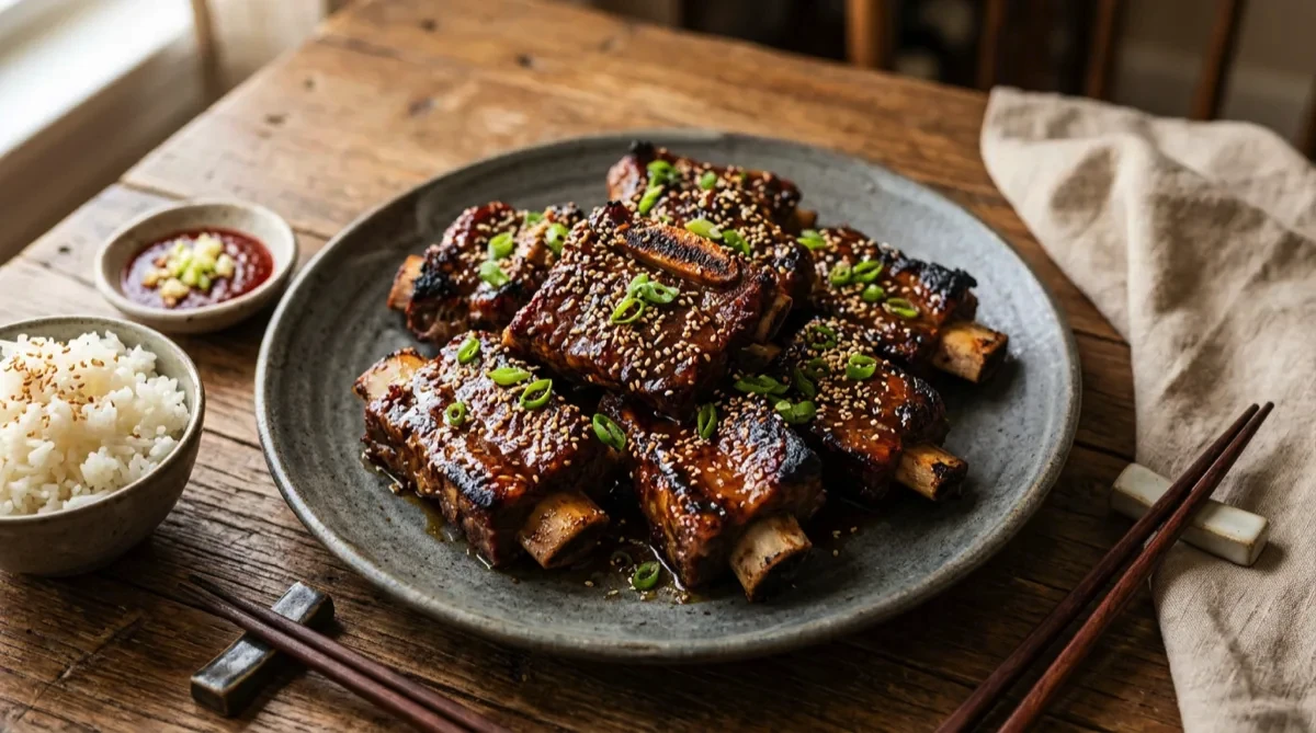 Air Fryer Galbi (Korean Short Ribs)