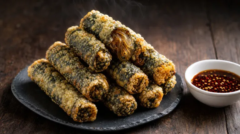 Air Fryer Gimmari (Crispy Seaweed Noodle Rolls)