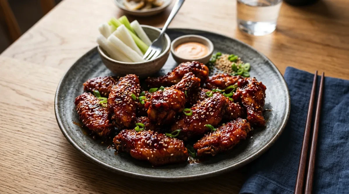 Air Fryer Gochujang Chicken Wings