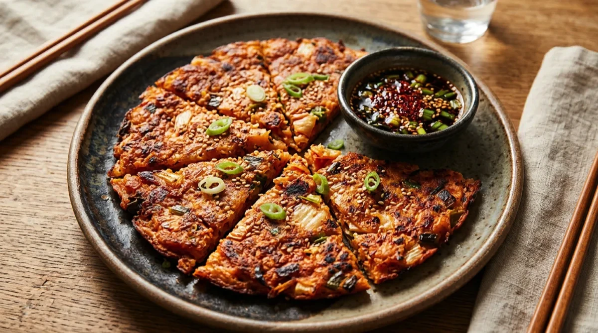 Air Fryer Kimchi Pancakes (Kimchijeon)
