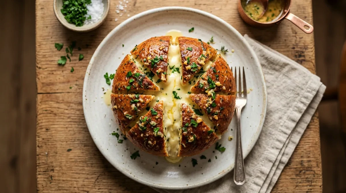 Air Fryer Korean Garlic Bread (Cream Cheese)