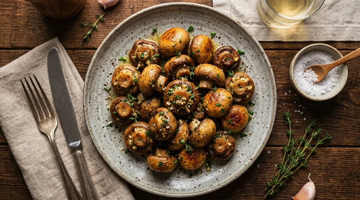 Air Fryer Mushrooms