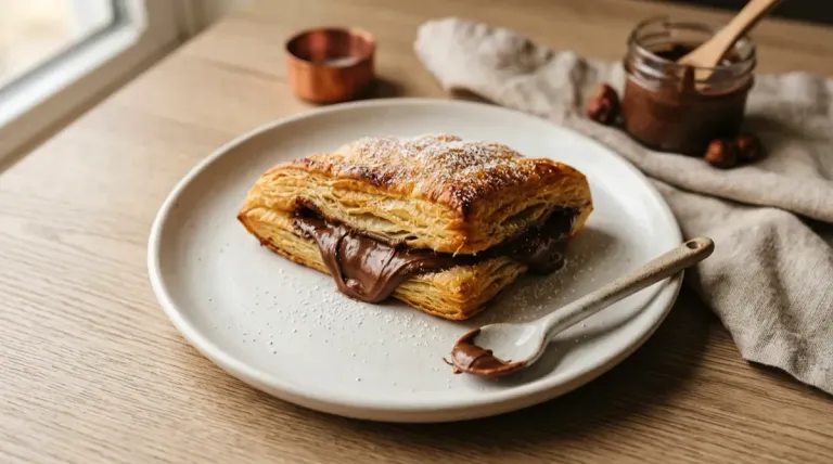 Air Fryer Nutella Puff Pastry