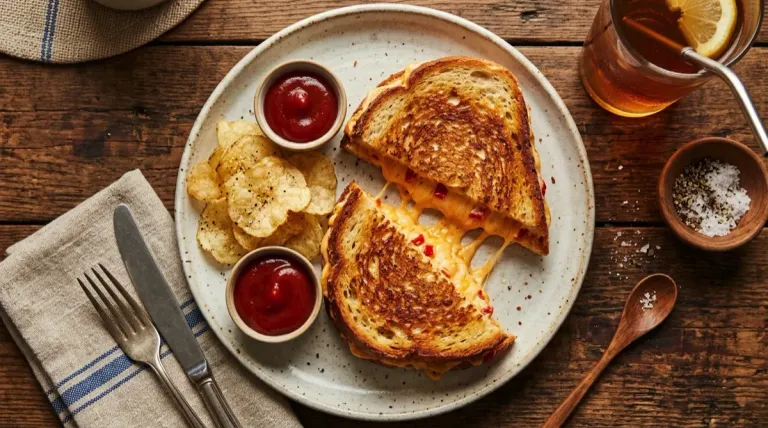 Air Fryer Pimento Cheese Sandwich