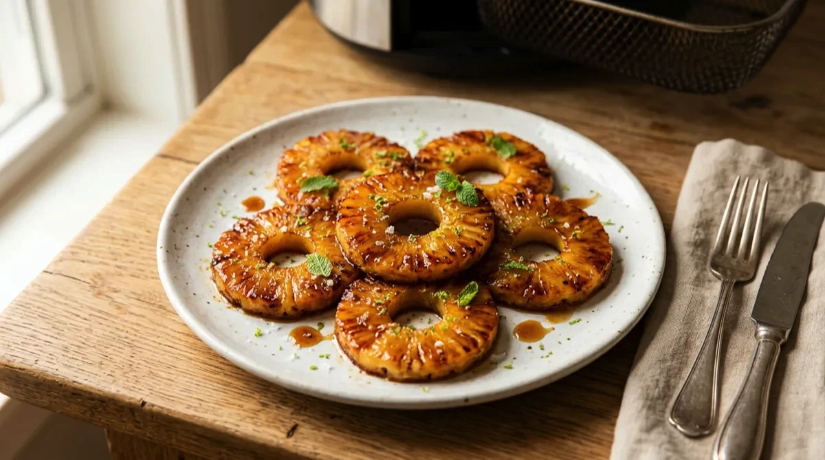 Air Fryer Pineapple Rings