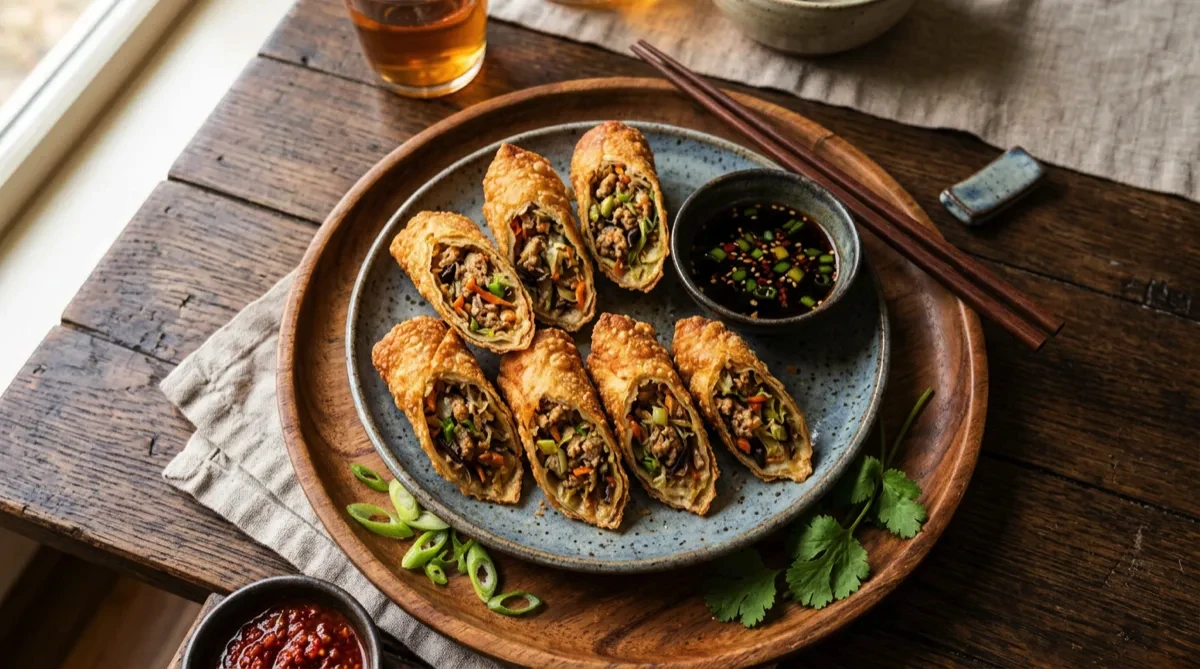 Air Fryer Pork Egg Rolls