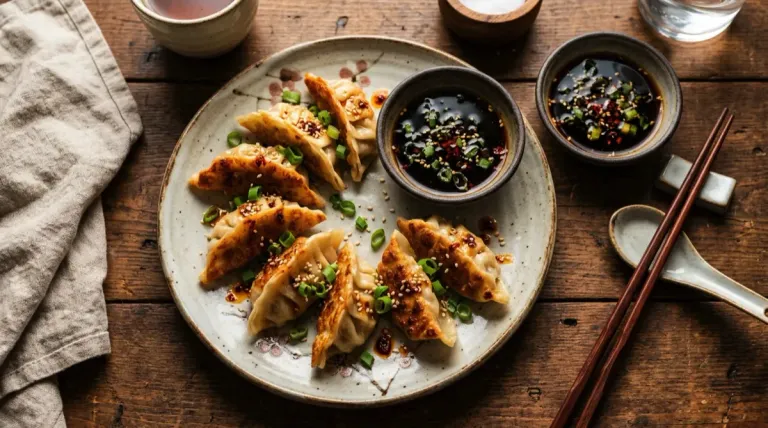 Air Fryer Pork Gyoza