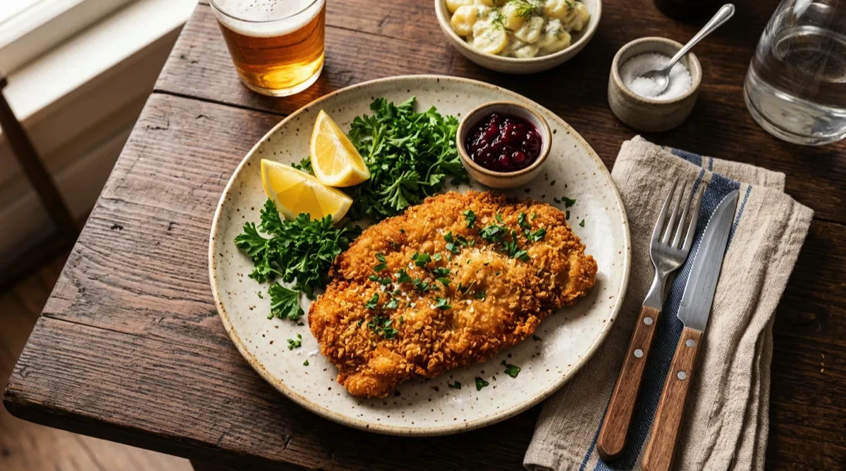 Air Fryer Pork Schnitzel