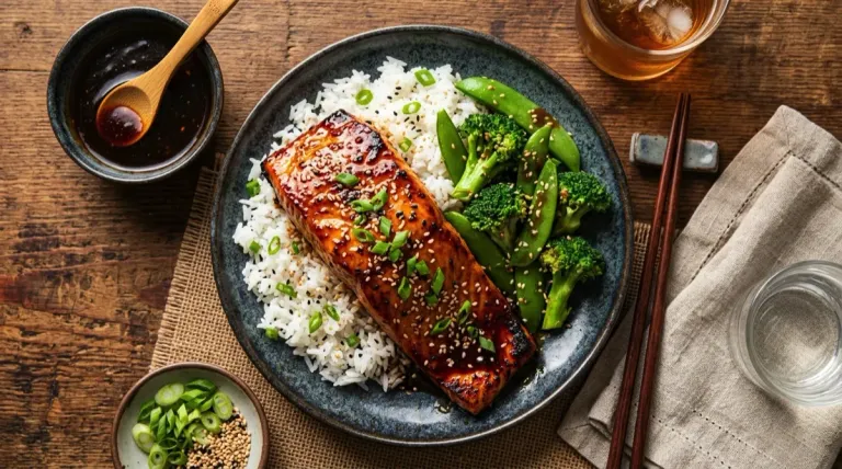 Air Fryer Teriyaki Salmon