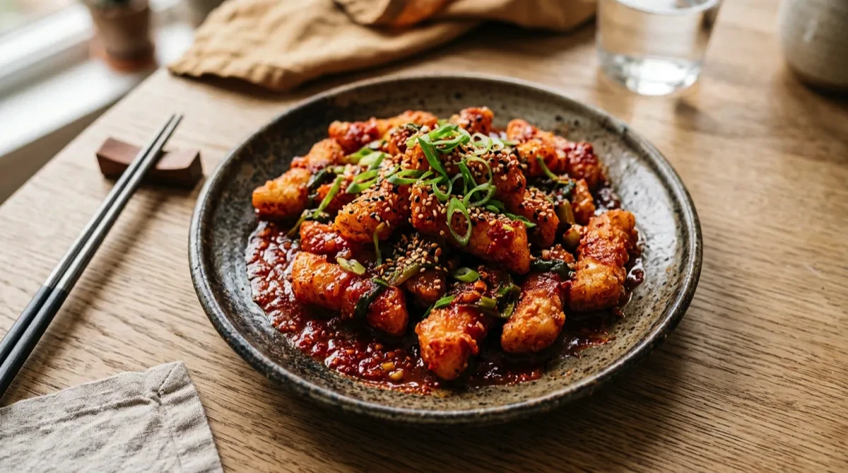 Air Fryer Tteokbokki (Crispy Rice Cakes)
