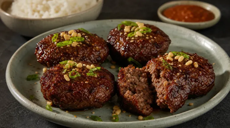 Air Fryer Tteokgalbi (Korean Short Rib Patties)