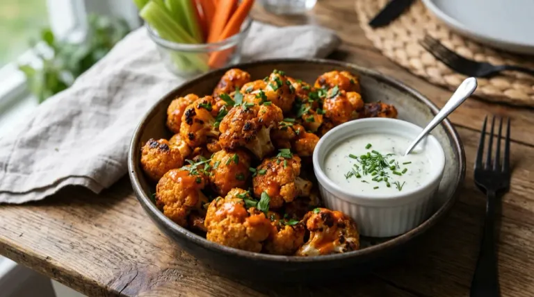 Buffalo Cauliflower Bites