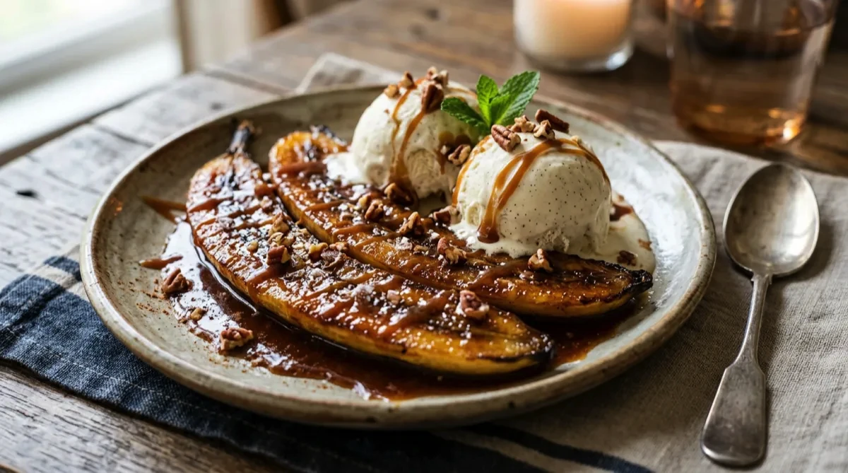 Caramelized Roasted Bananas