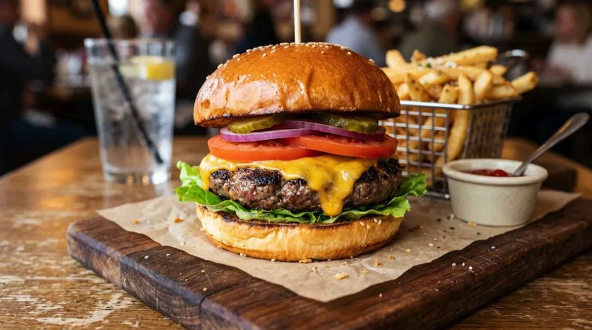 Classic Air Fryer Hamburgers