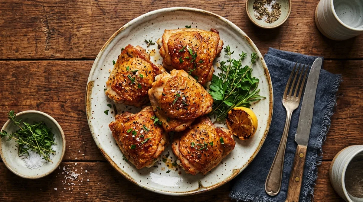 Crispy Air Fryer Chicken Thighs