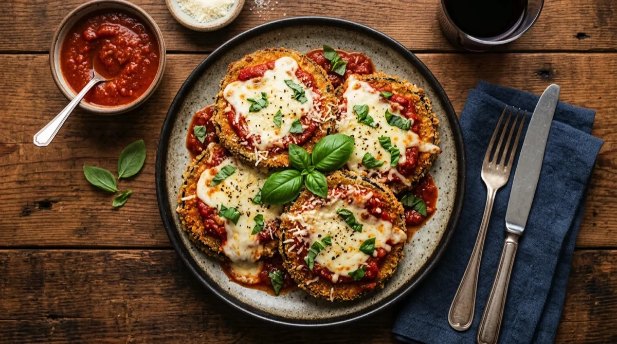 Crispy Eggplant Parmesan