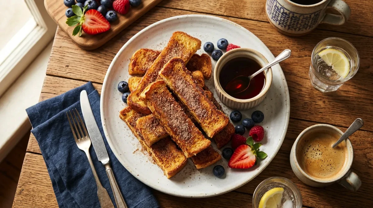 Crispy French Toast Sticks