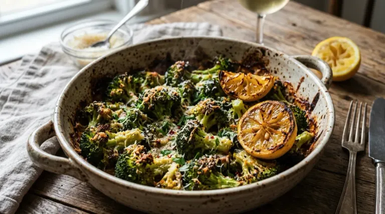Crispy Parmesan Broccoli