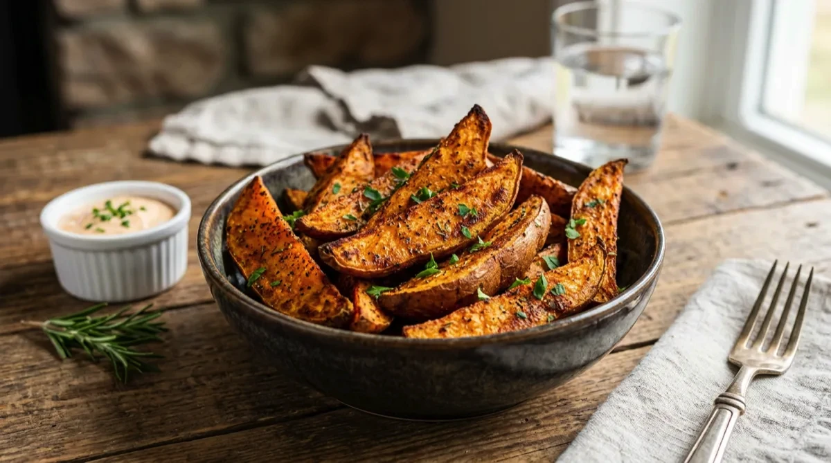 Crispy Sweet Potato Wedges