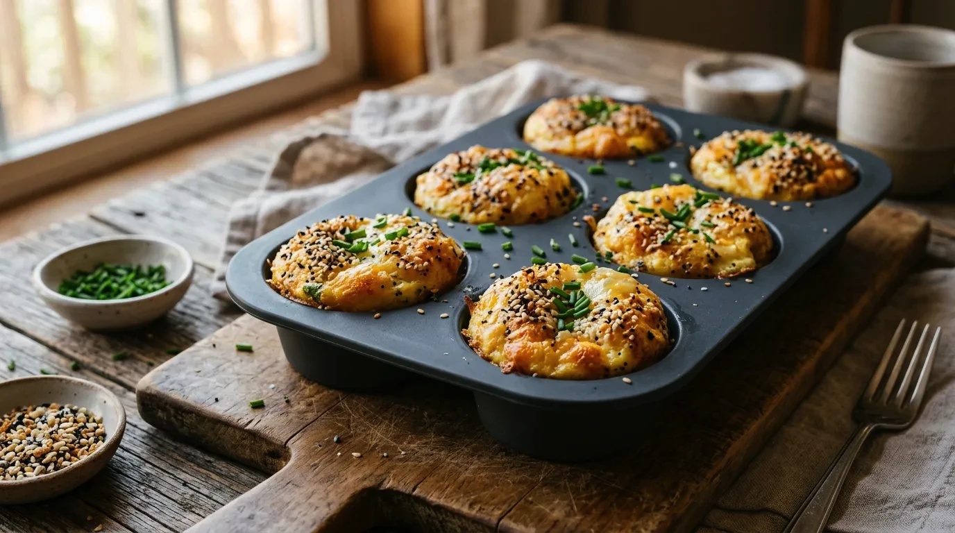 Everything Bagel Egg Bites