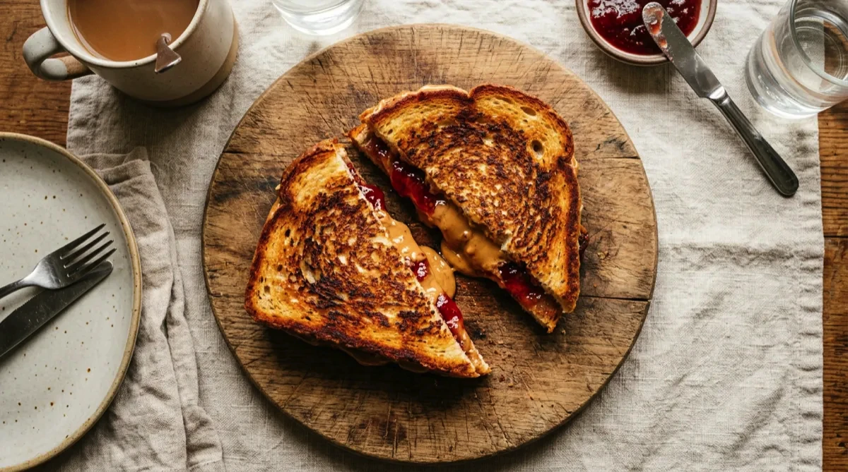 Grilled PB&J Sandwich