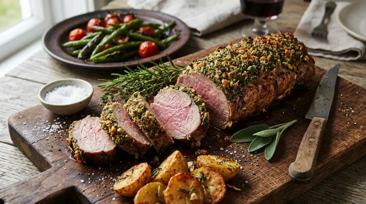 Herb-Crusted Pork Tenderloin