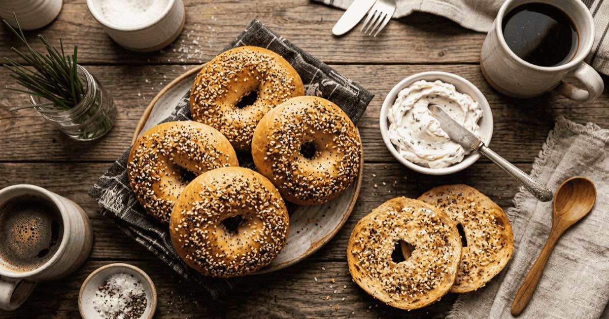 Air Fryer Everything Bagels — AirFry Pro