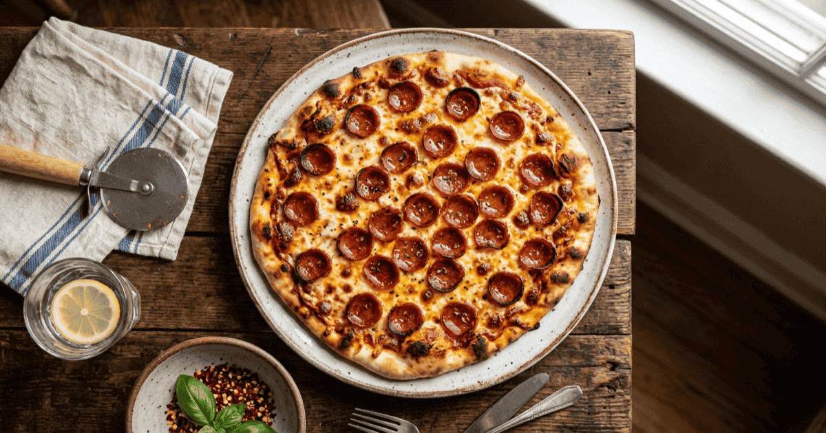 Air Fryer Pepperoni Pizza — AirFry Pro