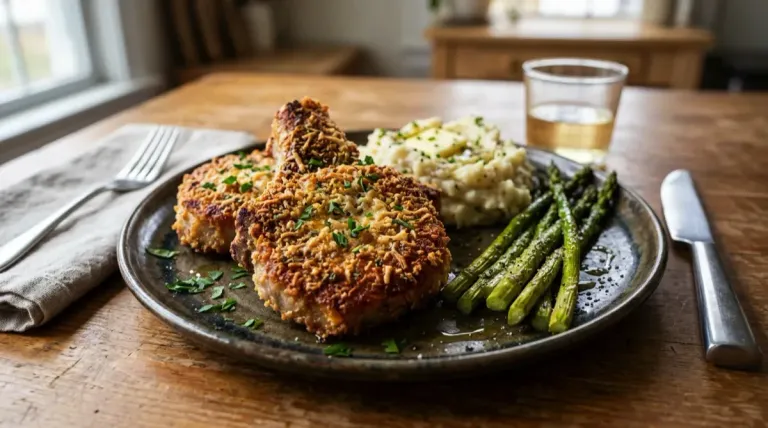 Parmesan Crusted Pork Chops