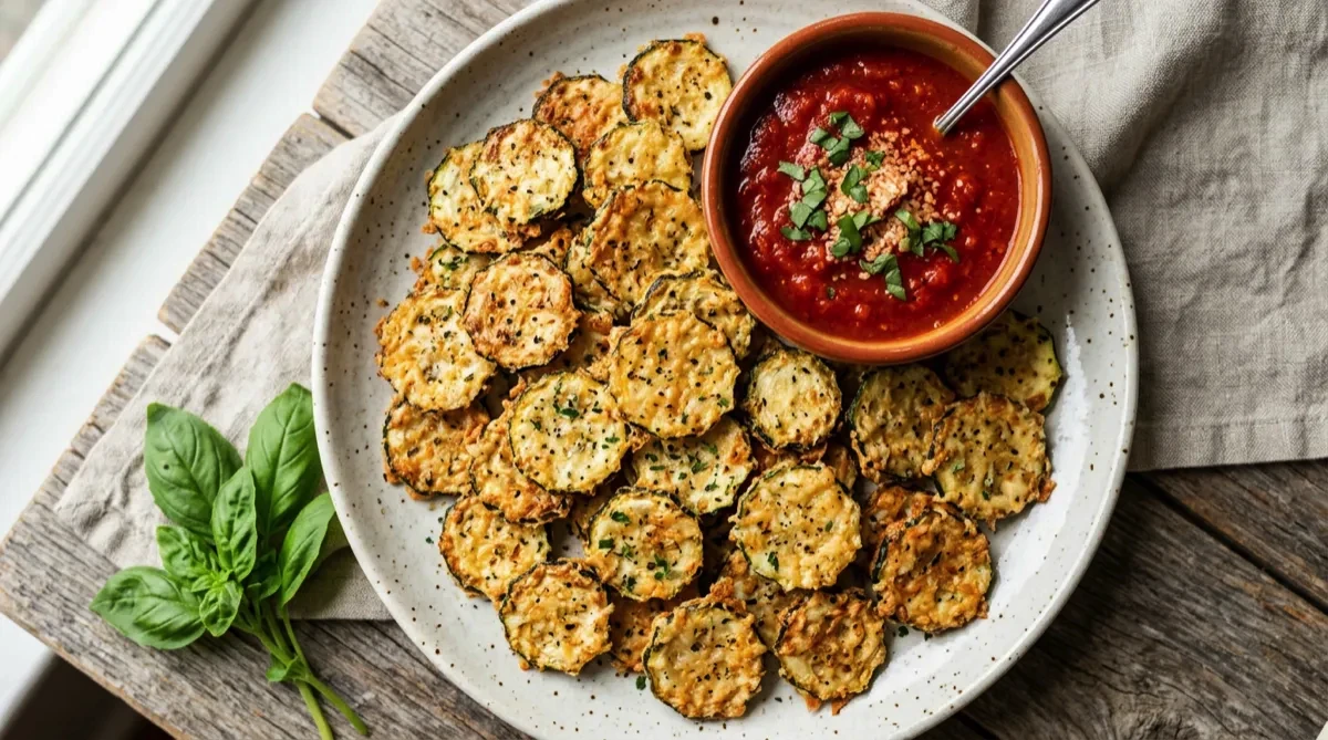 Parmesan Zucchini Chips