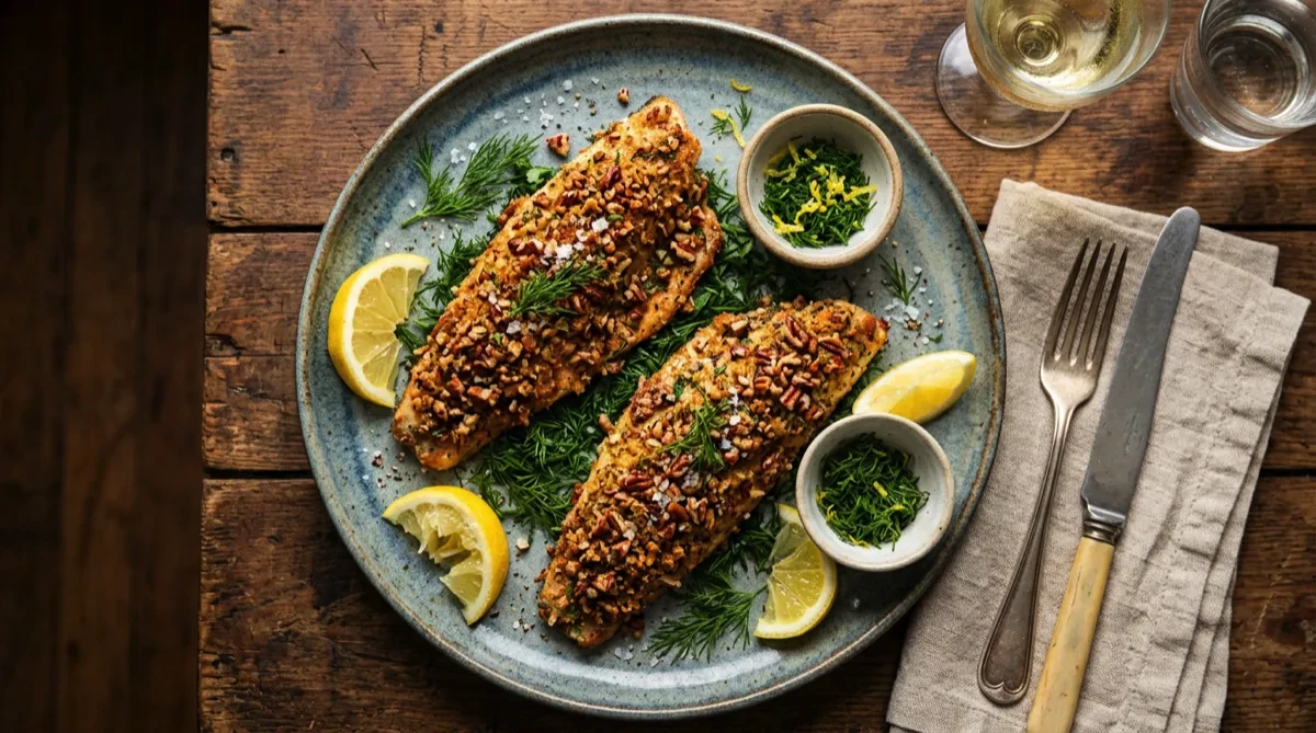Pecan Crusted Trout