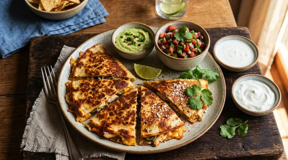 Quick Air Fryer Quesadillas